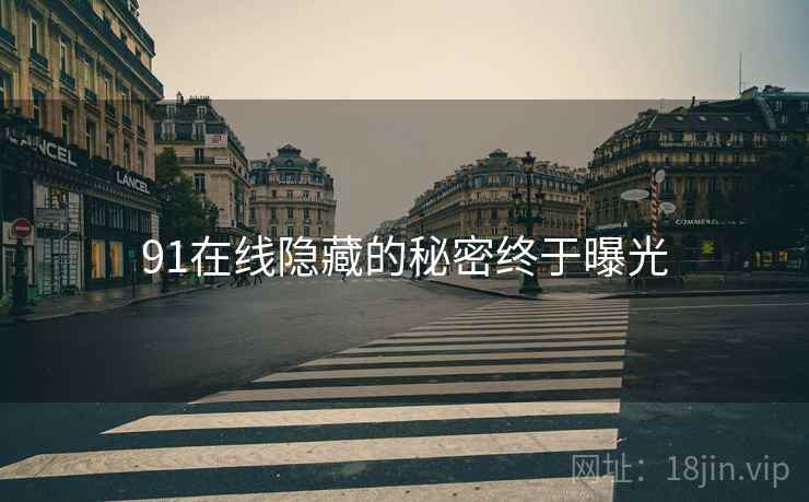 91在线隐藏的秘密终于曝光
