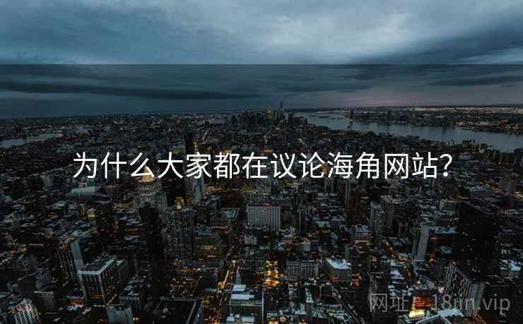 为什么大家都在议论海角网站？