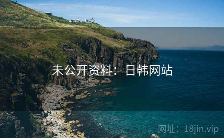 未公开资料:日韩网站