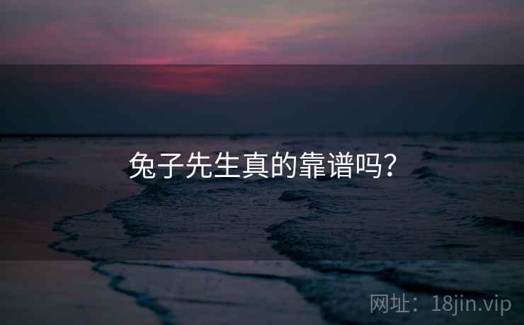 兔子先生真的靠谱吗? 兔子先生真的靠谱吗?