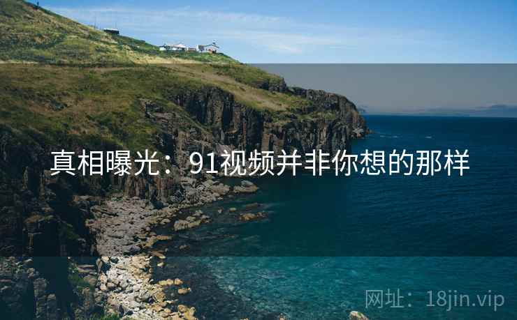真相曝光:91视频并非你想的那样