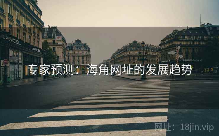 专家预测:海角网址的发展趋势 专家预测:海角网址的发展趋势